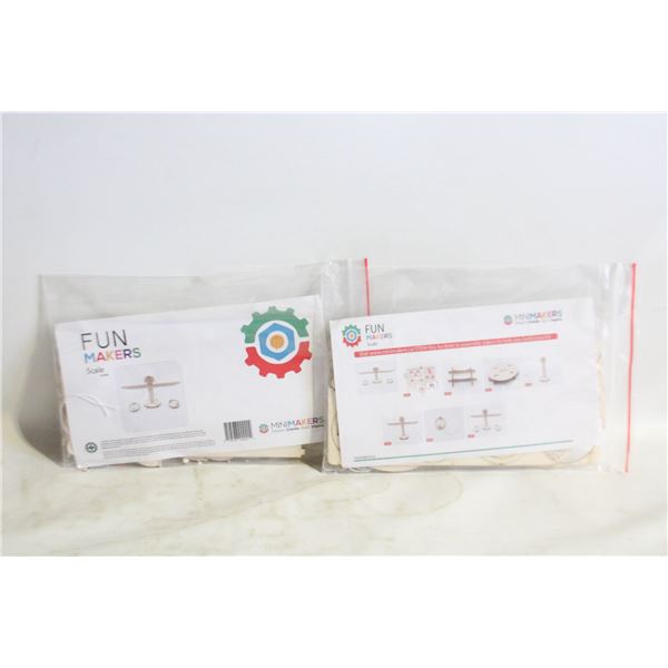 2 NEW FUN MAKERS SCALE BUILDER KITS
