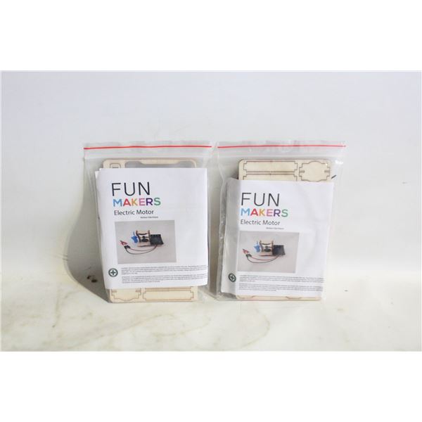 2 NEW FUN MAKERS ELECTRIC MOTOR