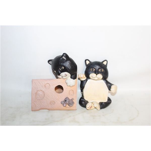 LOT OF 2 CAT OFFICE ACCESSORIES