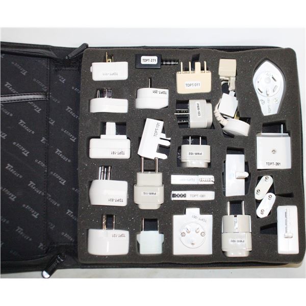 24 TRAVEL ADAPTERS WITH CASE