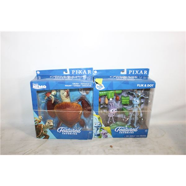 A BUGS LIFE & FINDING NEMO FIGURES NEVER OPENED