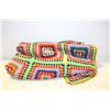 Image 1 : VINTAGE GRANNY SQUARE BLANKET