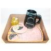 Image 1 : WOODEN RESIN TRAY, BLUE MOUNTAIN MUG & MORE