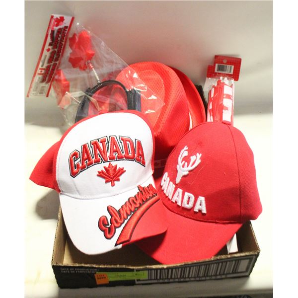 6 NEW CANADA HATS - UMBRELLA HAT,