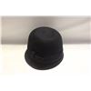 Image 1 : 100% BLACK WOOL LADIES HAT
