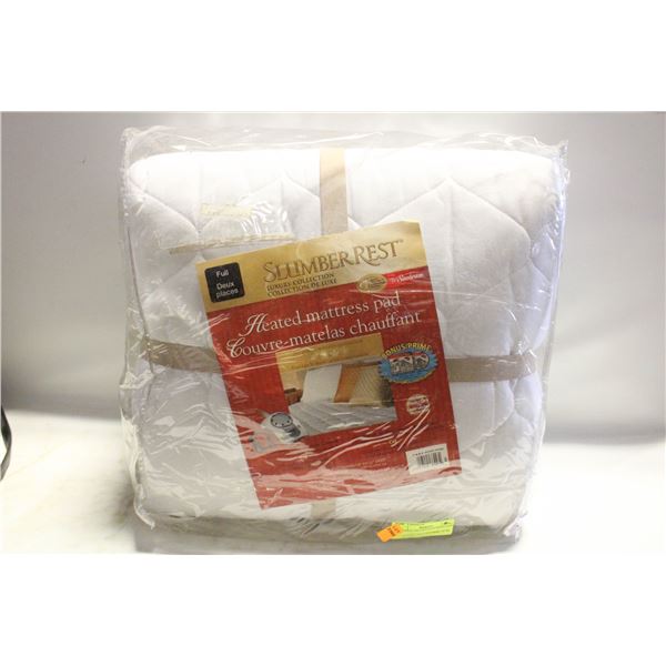 NEW FULL HEATED MATTRESS PAD