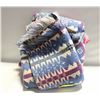 Image 1 : VINTAGE VIRGIN WOOL NAVAJO WEAVED BLANKET