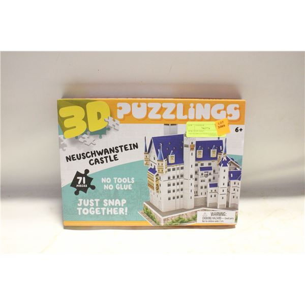 NEW 3D PUZZLE - "NEUSCHWANSTEIN CASTLE" -