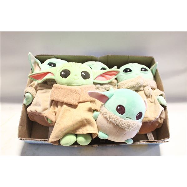 5 STAR WARS BABY YODA PLUSH TOYS