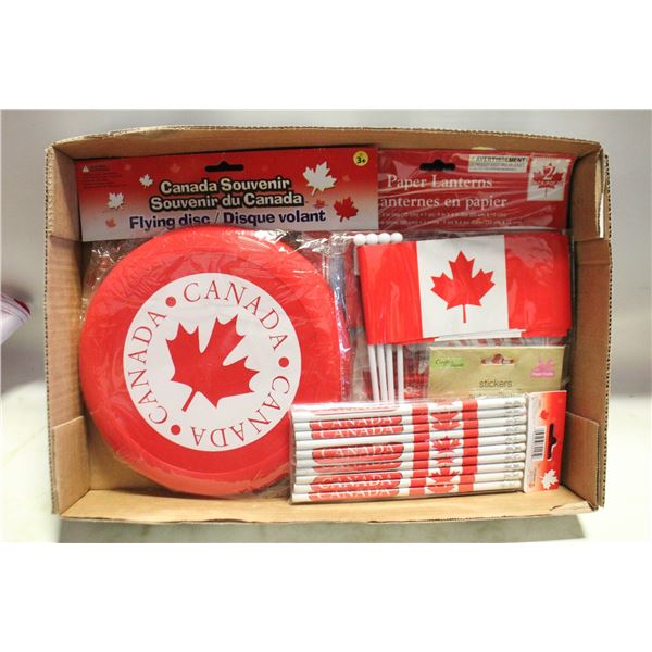 NEW CANADA FLAGS, STICKERS, PAPER