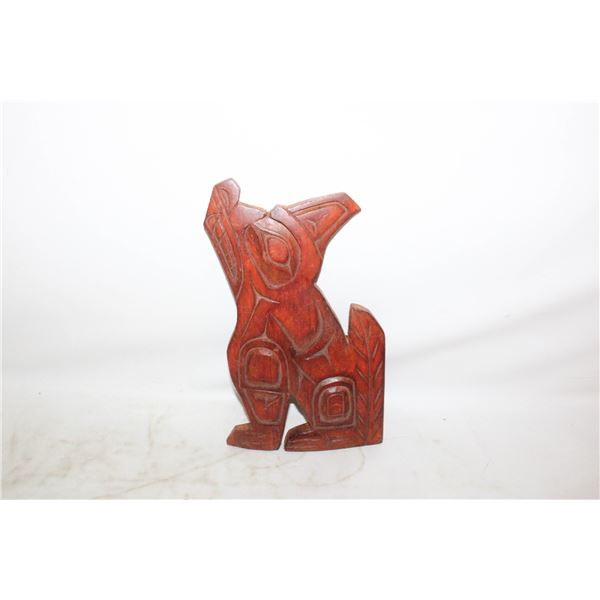 VINTAGE HAND-CARVED WOOD NORTHWEST