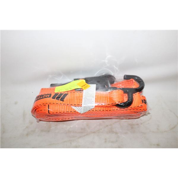 MOTOMASTER TIE DOWN RATCHET STRAPS 1000 LBS
