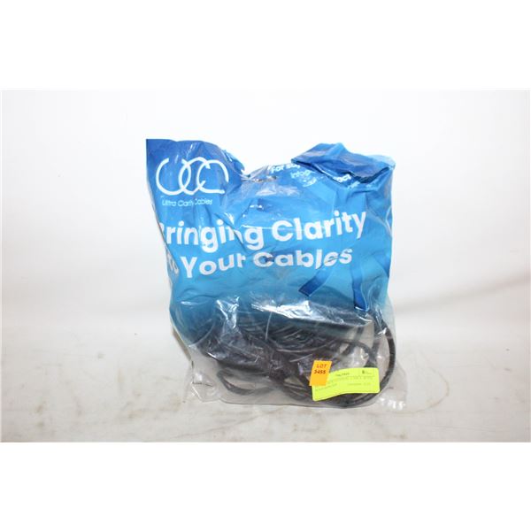 40FT BLACK COAXIAL CABLE WITH WATERPROOF