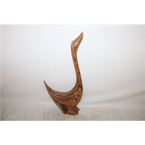 VINTAGE HAND-CARVED RED CEDARWOOD