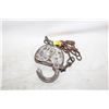 Image 1 : RAILWAY SWITCH LOCK STAMPED CNR WITH CHAIN