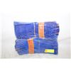 Image 1 : 2 PACK BLUE LEATHER HEAT RESISTENT WELDING GLOVE