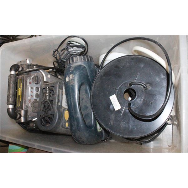 TOTE OF MISC AIR CHARGERS/BATTERY CHARGERS