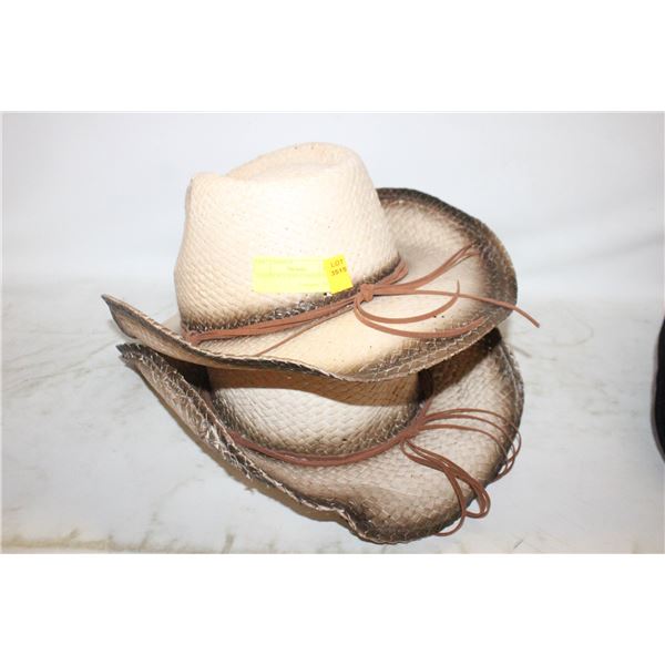 2 COORS WESTERN COWBOY HATS