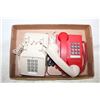 Image 1 : VINTAGE PUSH-BUTTON ROTARY TELEPHONES,