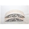 Image 1 : 2 PCS DECORATIVE CREAM CERAMIC CANDLE HOLDER