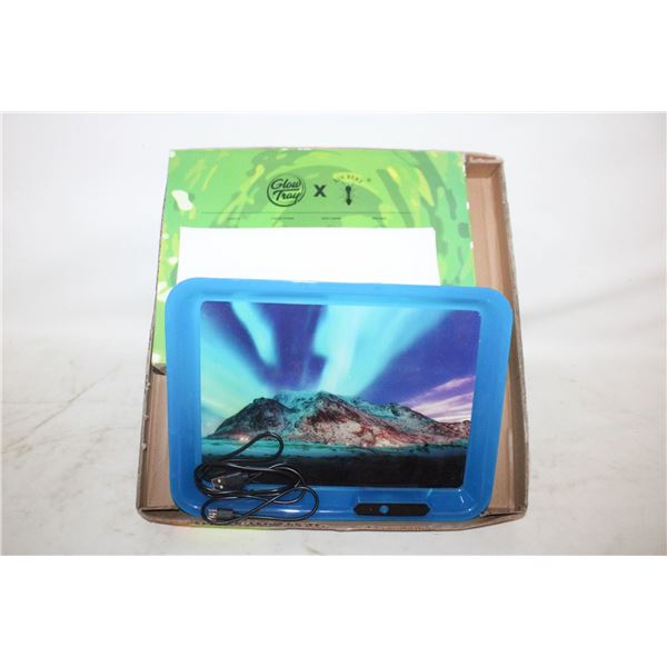 DECORATIVE LED ROLLING TRAY COLORFUL SPACE