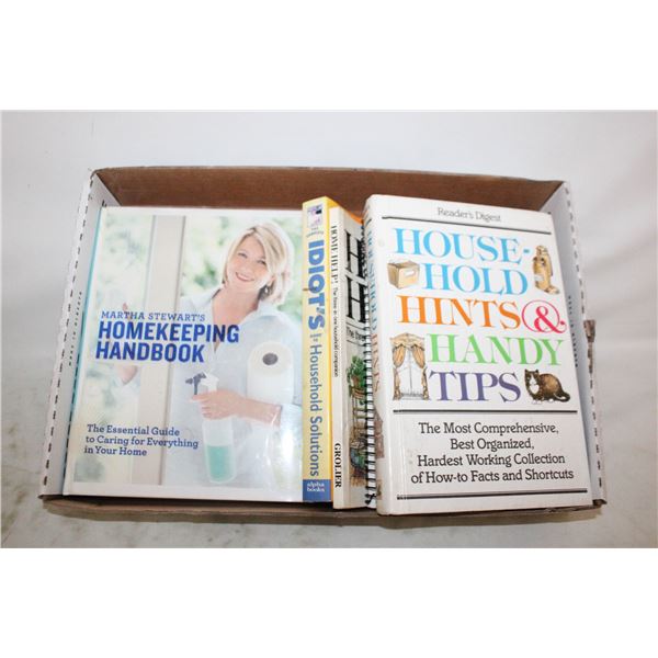 HOUSEHOLD CLEANING GUIDE BOOKS