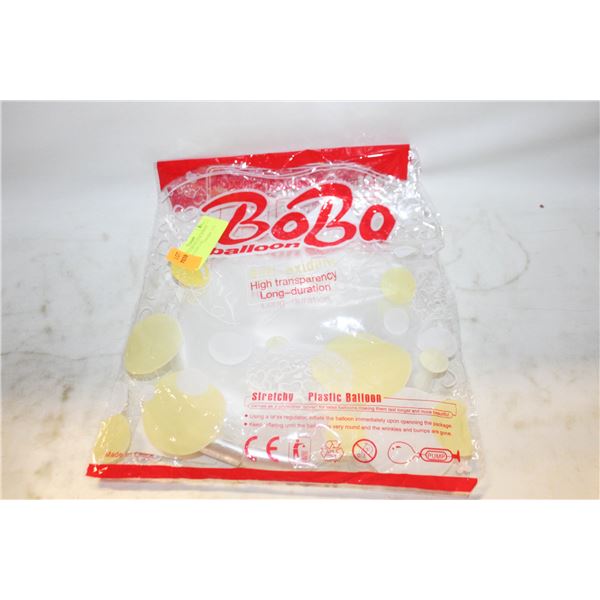 30 PACK CLEAR HELIUM 18 INCH BOBO BALLOON LED