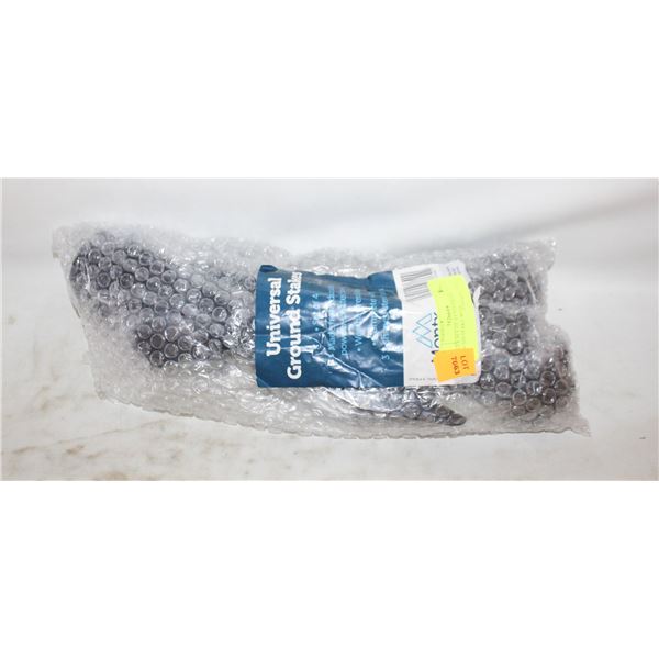 MONTX SET OF 4 UNIVERSAL GROUND STAKE WITH 3