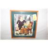 Image 1 : FRAMED CANVAS PRINT "FAMILY" BY FERNANDO