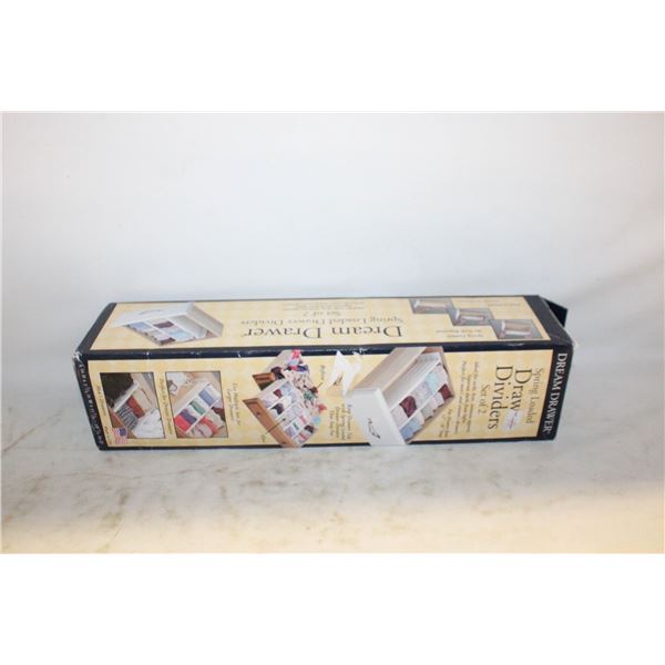 SET OF 2 SPRING LOADED DRAWER DIVIDERS