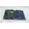 Image 1 : #4407-2 LARGE LONG SLEEVE SHIRTS DARK GREEN+BLUE