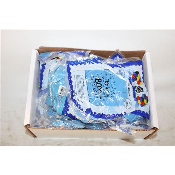 230 "IT'S A BOY" LIGHT BLUE BALLOONS