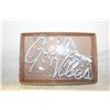 Image 1 : NEW GOOD VIBES NEON SIGN, PINK LED LIGHT