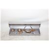 Image 1 : ESTATE LOT 4PC STAMPED JEWELRY. 24" CHAIN, 2 MENS