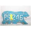Image 1 : 1970 NWT LICENCE PLATE