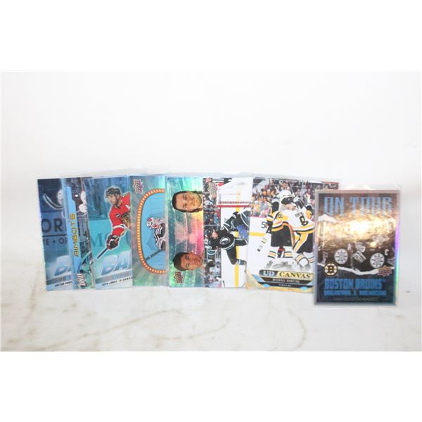 10X LOT HOCKEY CARD REFRACTORS DAVID