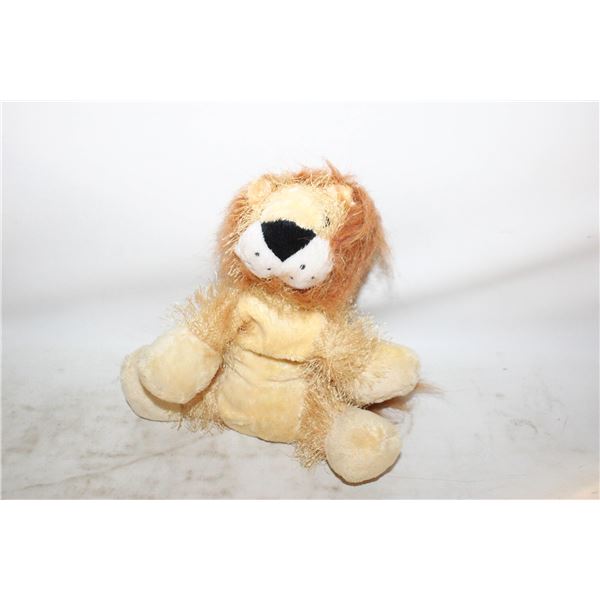 GANZ LIL KINZ LION PLUSH STFFED C/W #CODE/TAG 7" H