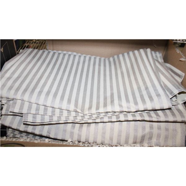 LOT OF NEW 12PC CURTAIN PANELS 50”X65”