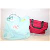 Image 1 : 2 BAGS - RED LACOSTE BAG & NWT INDIGO BEACH BAG