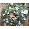 Image 1 : LARGE FLORAL WREATH & HOOK 24”