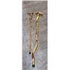 Image 1 : 2 WOOD WALKING STICKS DIAMOND WILLOW