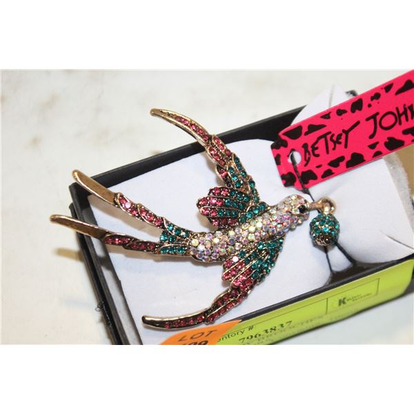 NEW SWALLOW BROOCHES MULTIPLE COLORS