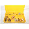 Image 1 : FISHING LURES IN YELLOW CONTAINER