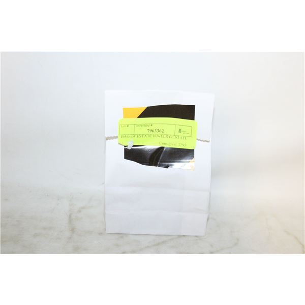 BAG OF ESTATE JEWELRY-ESTATE