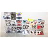 Image 1 : 2 SHEETS GAME WORN JERSEY COLLECTOR CARDS-ESTATE