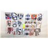 Image 1 : 2 SHEETS GAME WORN JERSEY COLLECTOR CARDS-ESTATE