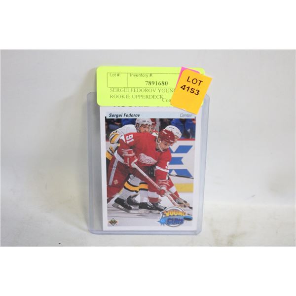 SERGEI FEDOROV YOUNG GUNS ROOKIE UPPERDECK
