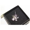 Image 1 : 16” ST. ST. PURPLE CRYSTAL BUTTERFLY