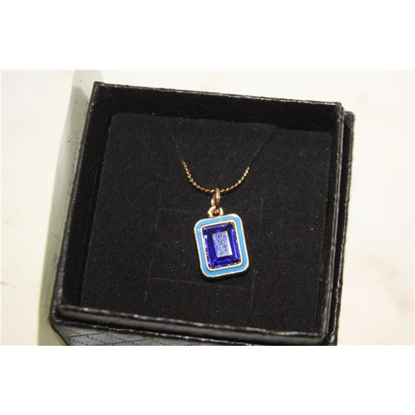 16” ST. ST. GP BLUE ENAMEL & RHINE. NECK.