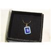 Image 1 : 16” ST. ST. GP BLUE ENAMEL & RHINE. NECK.